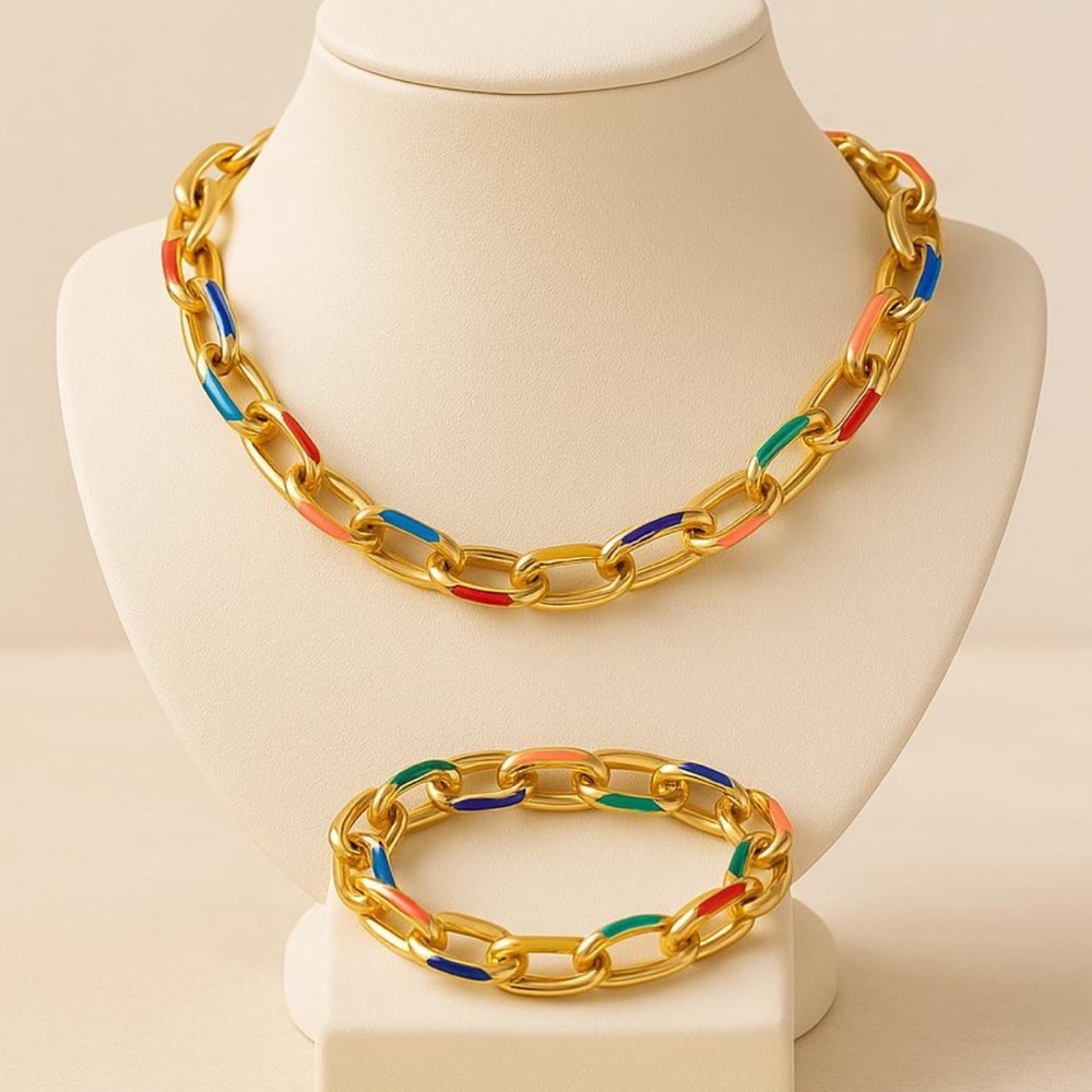 Necklace and Bracelet Set